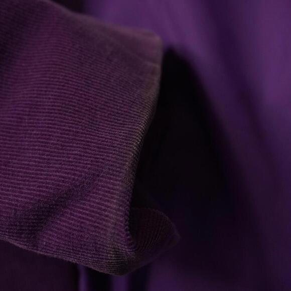 Vintage Purple Corduroy‎ Blazer Jacket Womens 16 XXL Cotton Retro Pockets Lined - Picture 8 of 11